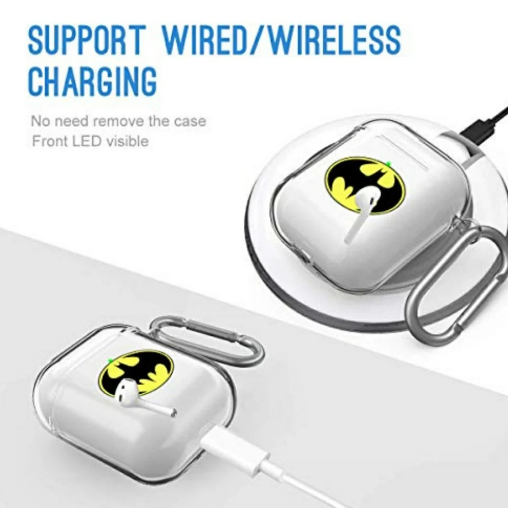 Clear Batman airpod case